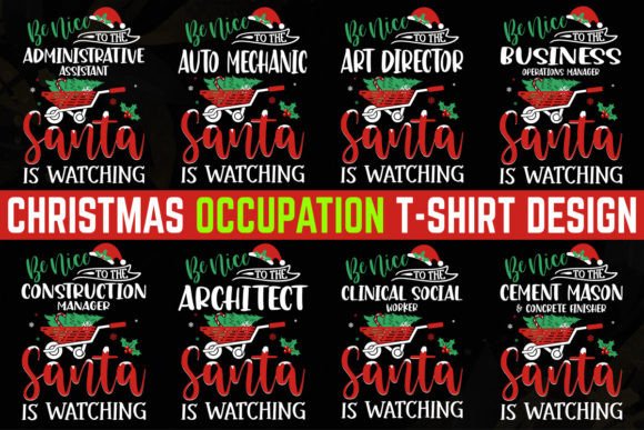 Occupation Christmas T-shirt Design 5: Graphics Review