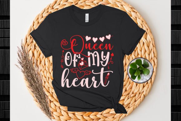 Queen of My Heart SVG Graphics for T-Shirt Designs